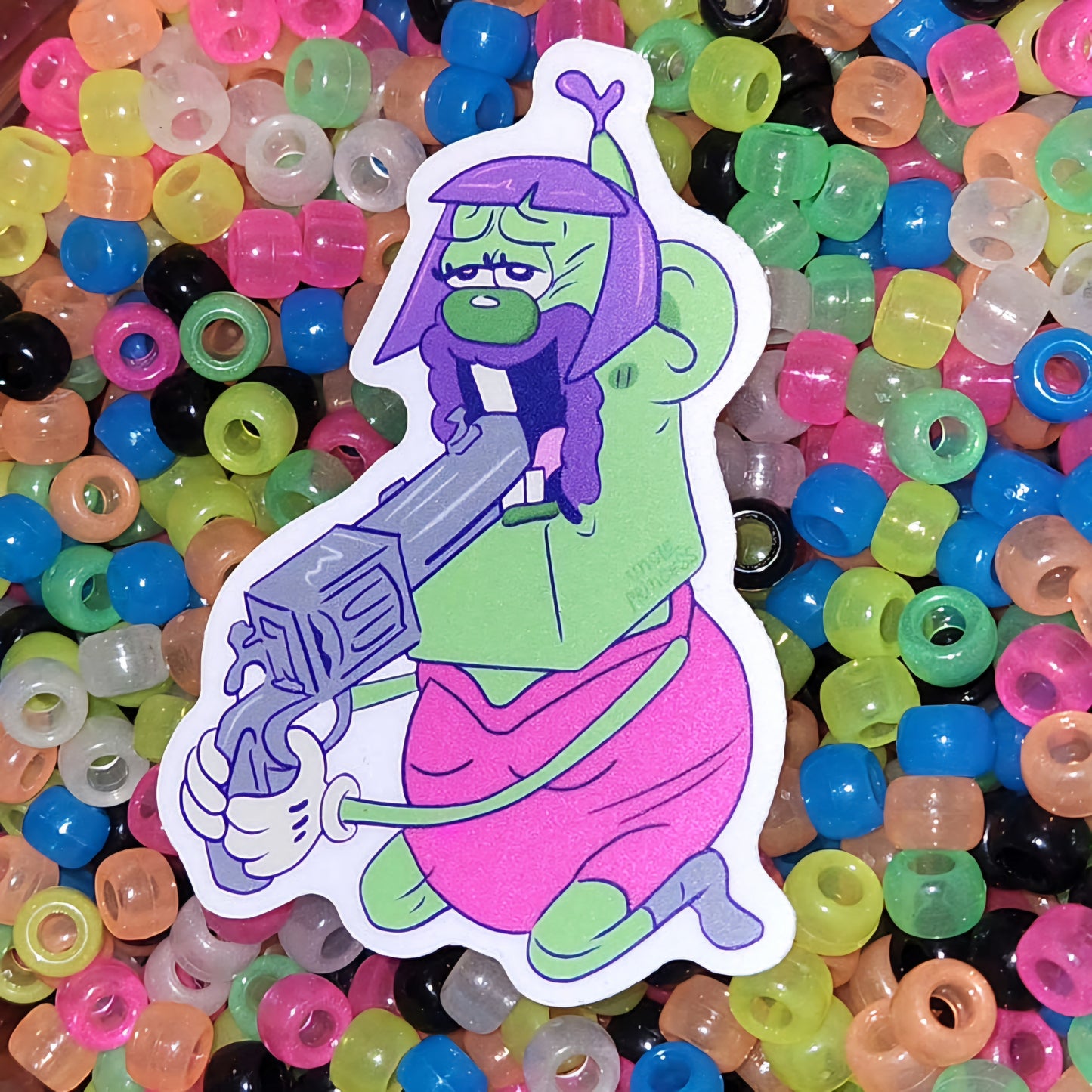 UNCLE PRINCESS GRANDPA STICKER